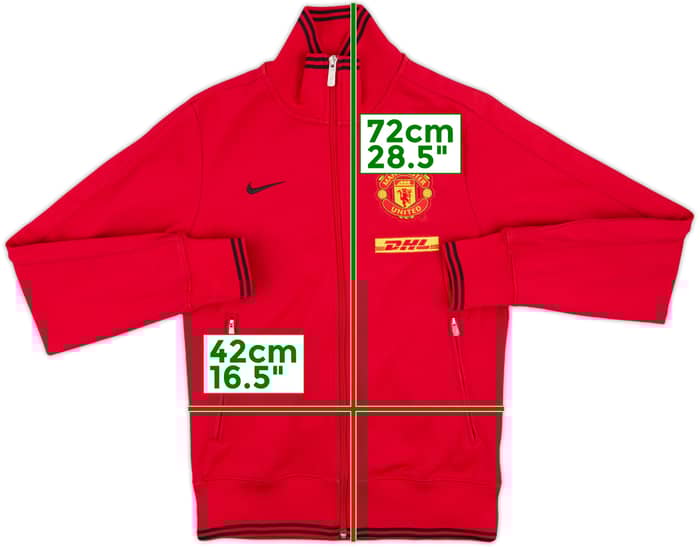 2013-14 Manchester United Nike Track Jacket - 8/10 - (S)