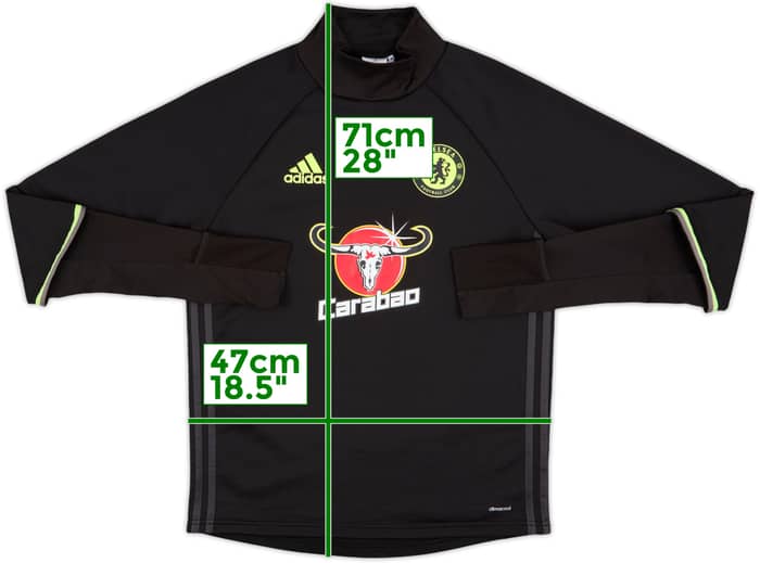 2016-17 Chelsea adidas Sweat Top - 8/10 - (S)