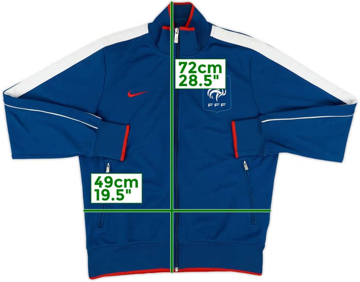 2011-12 France Nike Track Jacket - 7/10 - (M)