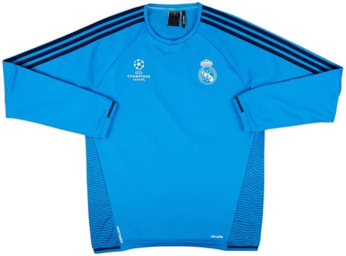 2015-16 Real Madrid CL adidas Sweat Top - 9/10 - (M)