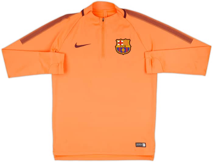 2017-18 Barcelona Nike 1/4 Zip Drill Top - 5/10 - (S)