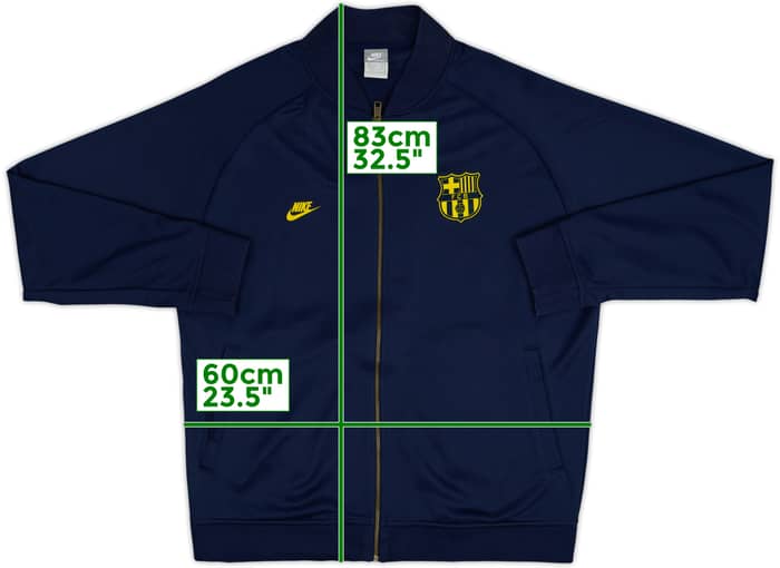 2009-10 Barcelona Nike Track Jacket - 8/10 - (XL)