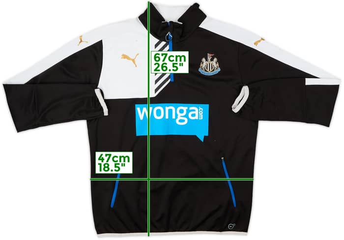 2015-16 Newcastle Puma 1/4 Zip Drill Top - 6/10 - (L)