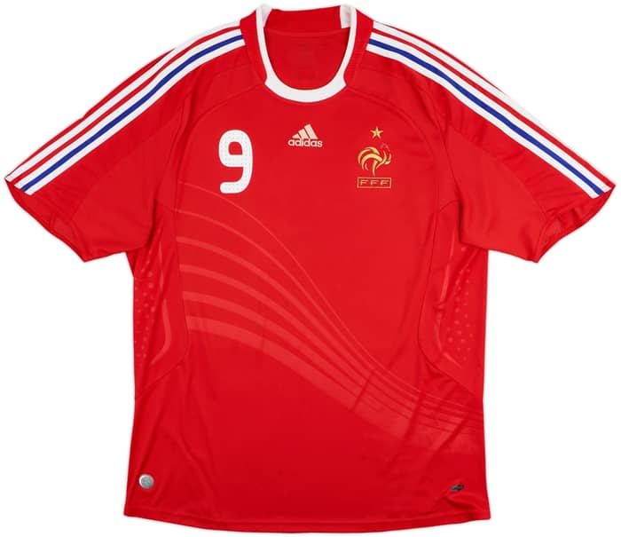 2007-08 France Away Shirt Benzema #9 - 6/10 - (XL)