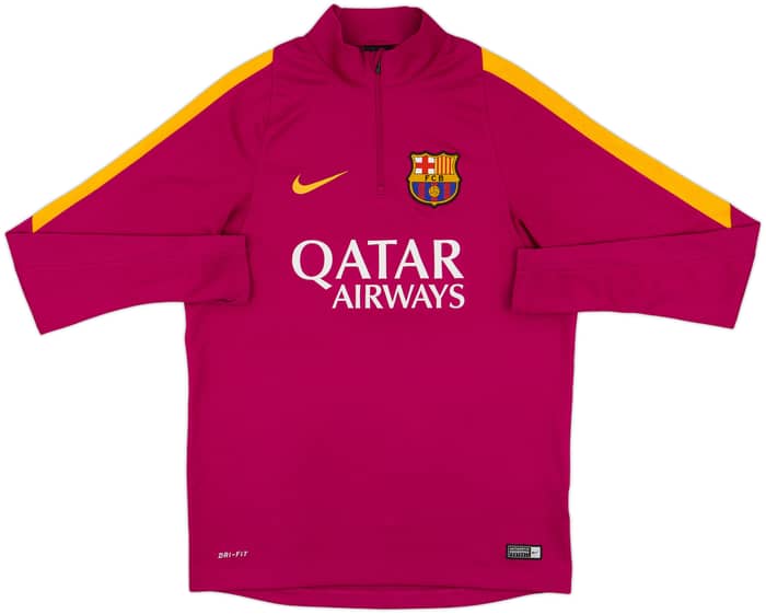 2016-17 Barcelona Nike 1/4 Zip Drill Top - 8/10 - (M)