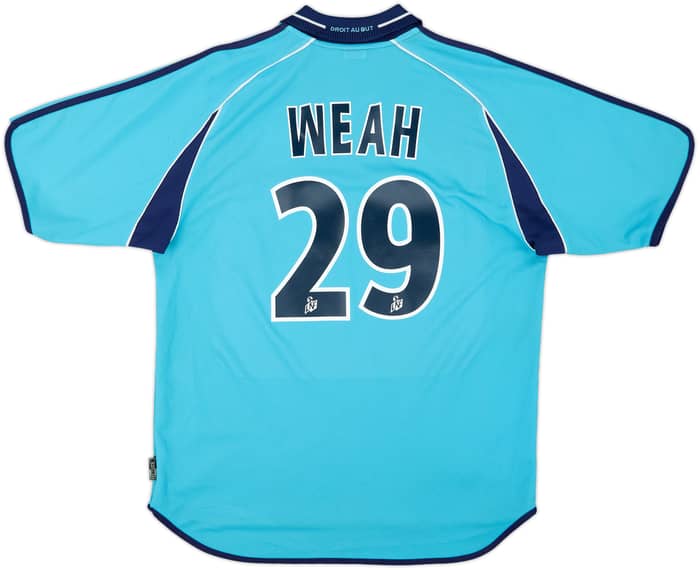 2000-01 Olympique Marseille Away Shirt Weah #29 - 9/10 - (M)