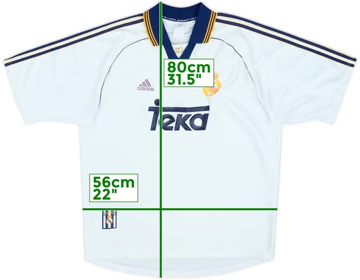 1998-00 Real Madrid Home Shirt - 5/10 - (XL)