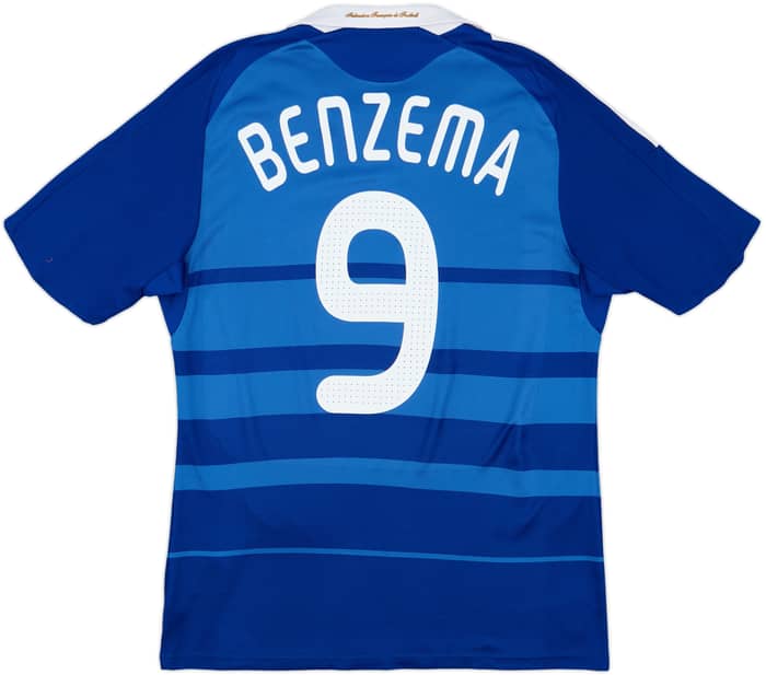 2008-09 France Home Shirt Benzema #9 - 8/10 - (M)