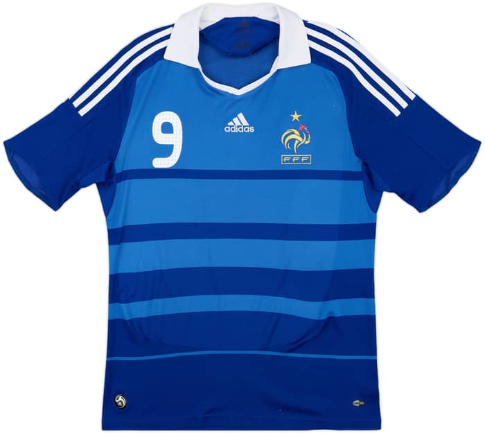 2008-09 France Home Shirt Benzema #9 - 8/10 - (M)