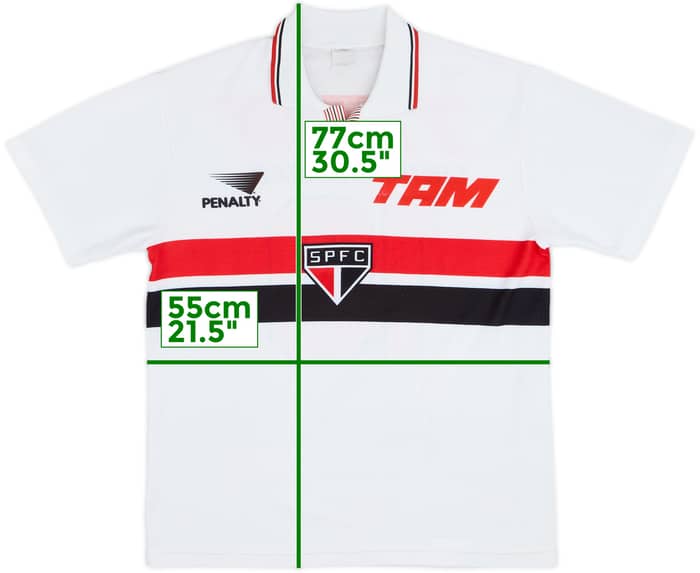 1992 Sao Paulo Home Shirt #10 - 8/10 - (L)