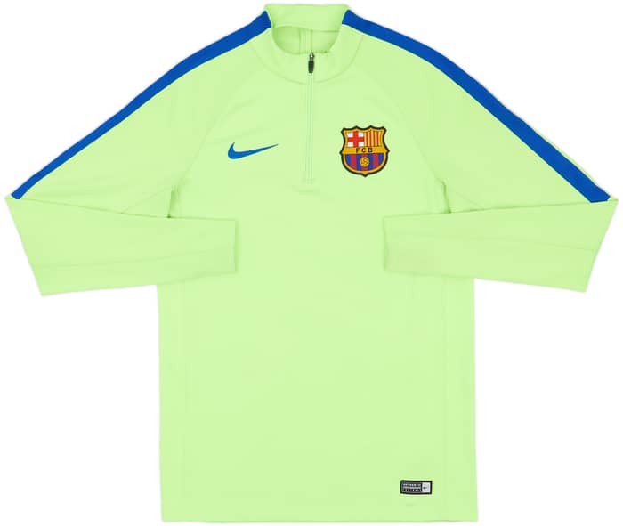 2017-18 Barcelona Nike 1/4 Zip Training Top - 7/10 - (S)