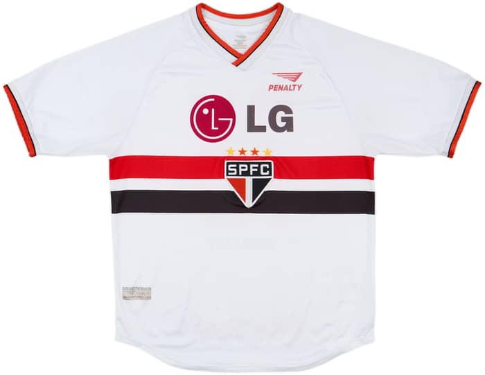 2001 Sao Paulo Home Shirt #10 - 7/10 - (L)