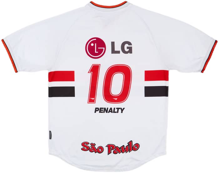 2001 Sao Paulo Home Shirt #10 - 7/10 - (L)
