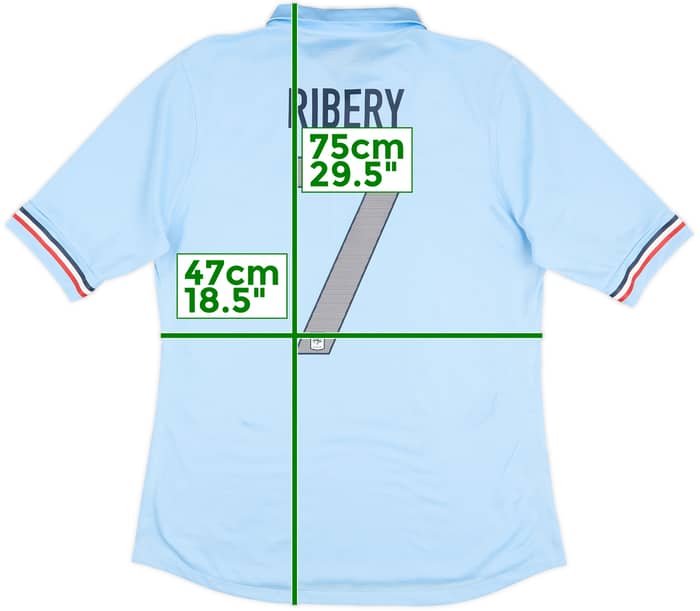 2013-14 France Player Issue Away Shirt Ribery #7 - 7/10 - (M)