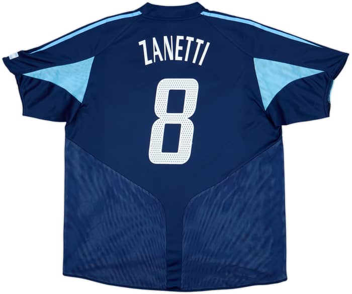 2004-05 Argentina Away Shirt Zanetti #8 - 9/10 - (XXL)
