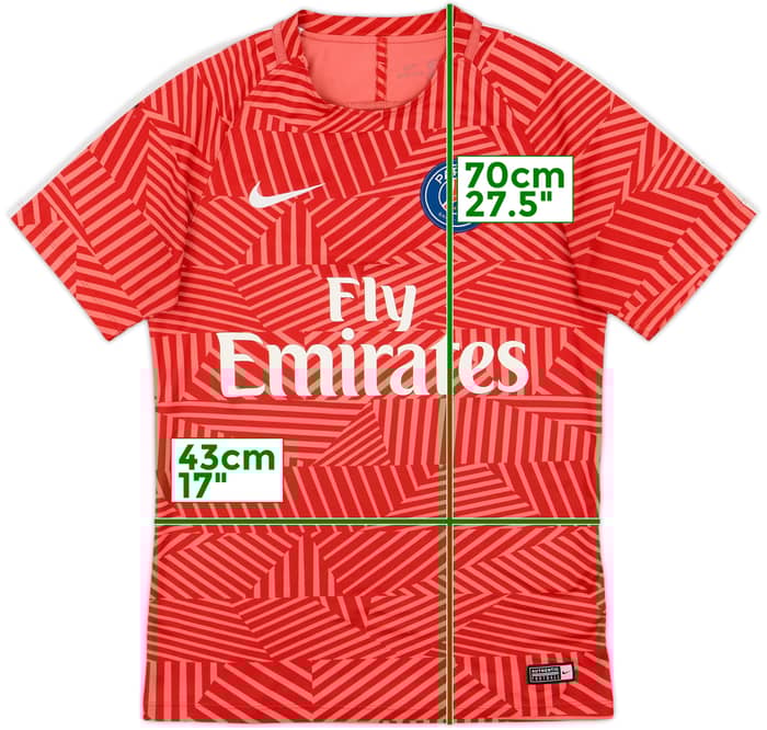 2016-17 Paris Saint-Germain Nike Training Shirt - 6/10 - (S)