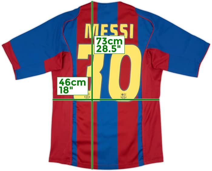 2004-05 Barcelona Home Shirt Messi #30 - 5/10 - (S)