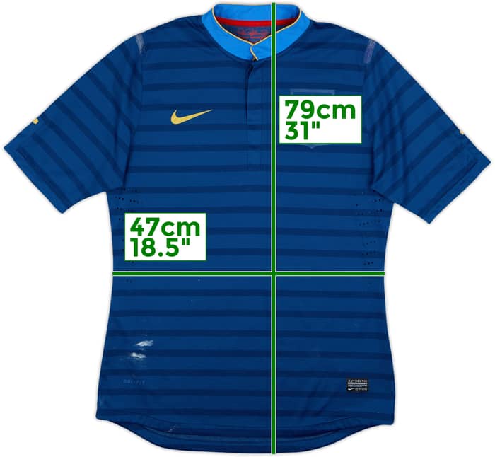 2012-13 France Authentic Home Shirt - 4/10 - (L)