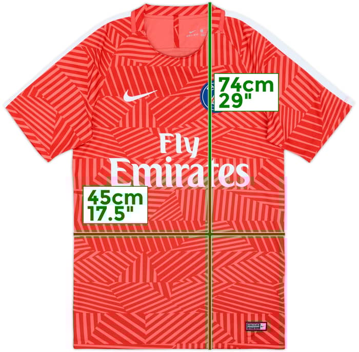 2016-17 Paris Saint-Germain Nike Training Shirt - 9/10 - (S)