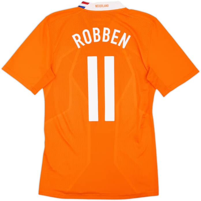 2008-10 Netherlands Limited Edition Player Issue Home Shirt Robben #11 - 8/10 - (L)