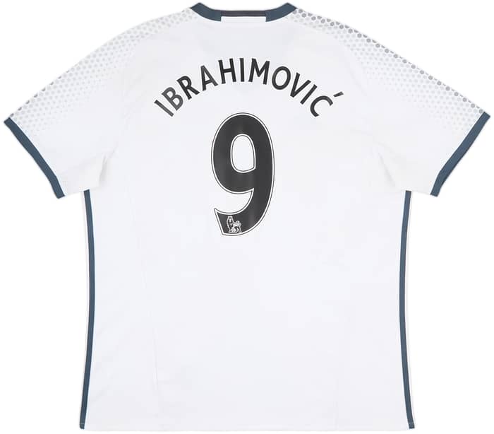 2016-17 Manchester United Third Shirt Ibrahimovic #9 - 7/10 - (XL)