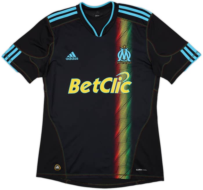 2010-11 Olympique Marseille Third Shirt Lucho #8 - 6/10 - (M)