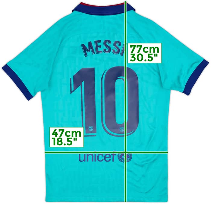 2019-20 Barcelona Third CL Shirt Messi #10 - 7/10 - (S)