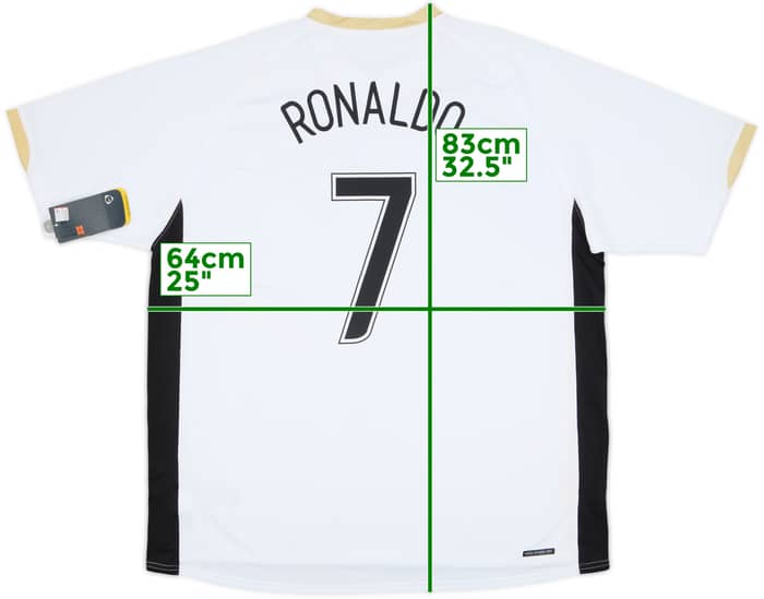 2006-08 Manchester United Away Shirt Ronaldo #7 (XXL)
