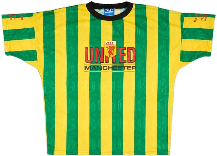 1994-96 Manchester United Umbro Training Shirt - 7/10 - (XL)