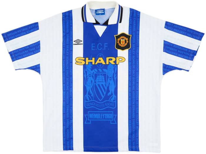 1994-96 Manchester United Third Shirt Beckham #24 - 8/10 - (XXL)