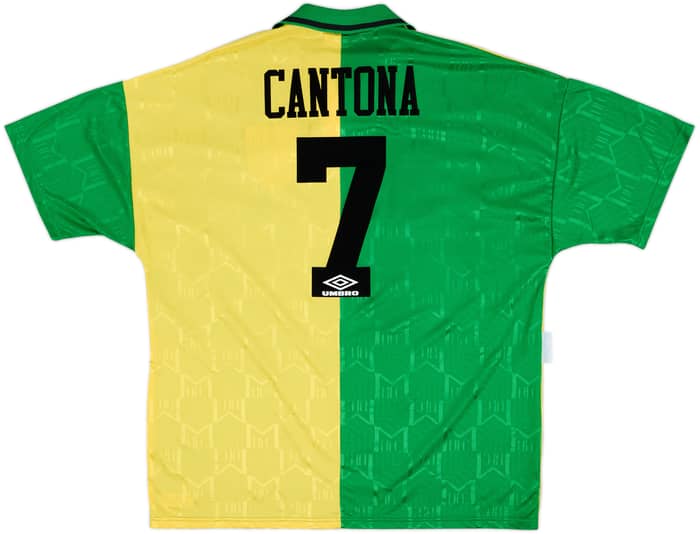 1992-94 Manchester United Third Shirt Cantona #7 - 9/10 - (XXL)