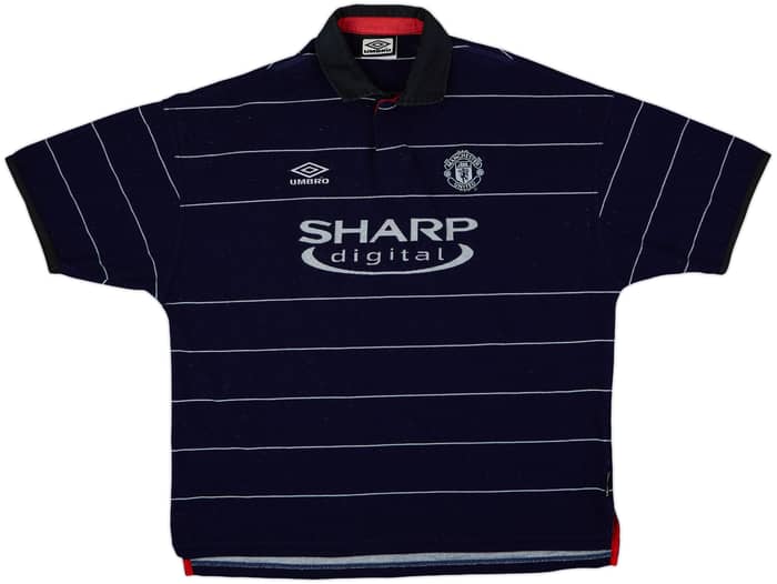 1999-00 Manchester United Away Shirt Scholes #18 - 8/10 - (XXL)