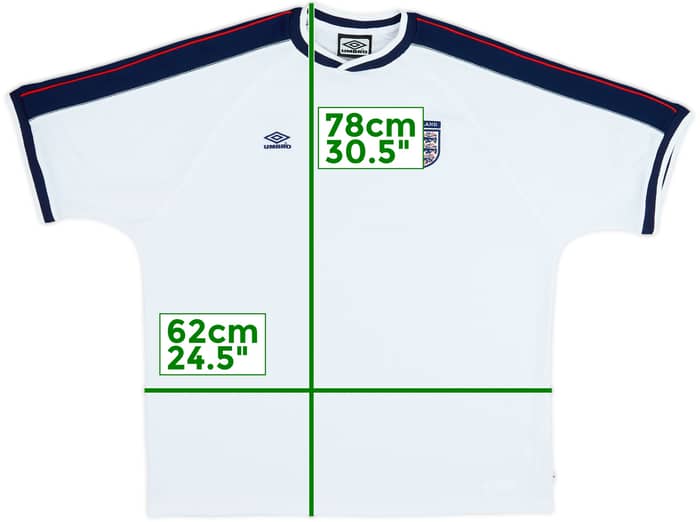 2000-02 England Umbro Training Shirt - 9/10 - (XXL)