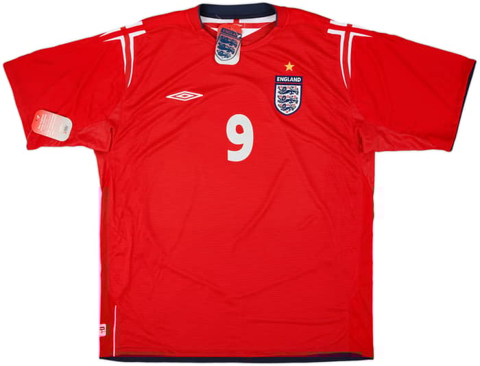 2004-06 England Away Shirt Rooney #9 (XXL)