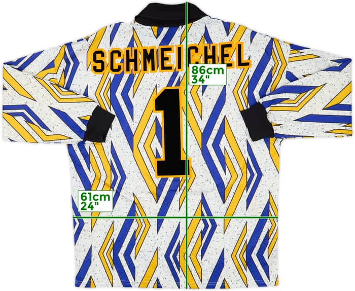 1993-94 Manchester United GK Shirt Schmeichel #1 - 10/10 - (XL)