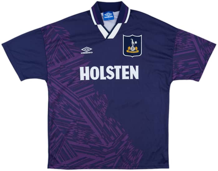 1994-95 Tottenham Away Shirt Sheringham #10 - 8/10 - (XL)