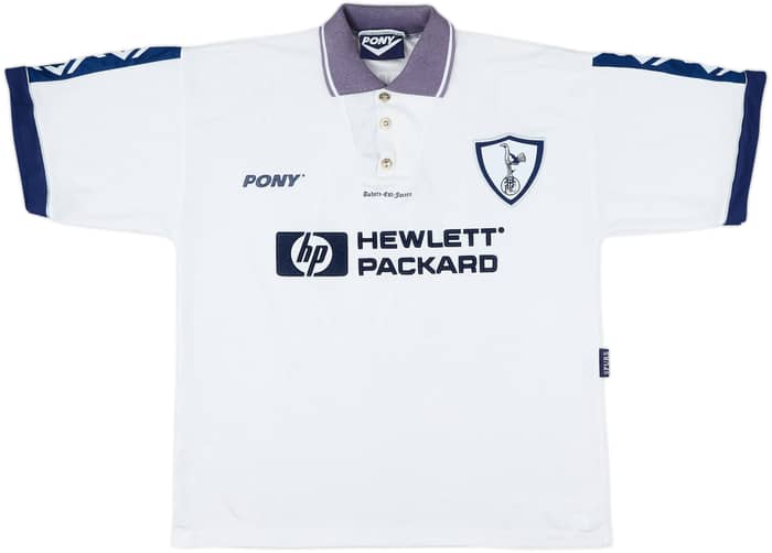 1995-97 Tottenham Home Shirt Sheringham #10 - 7/10 - (L)