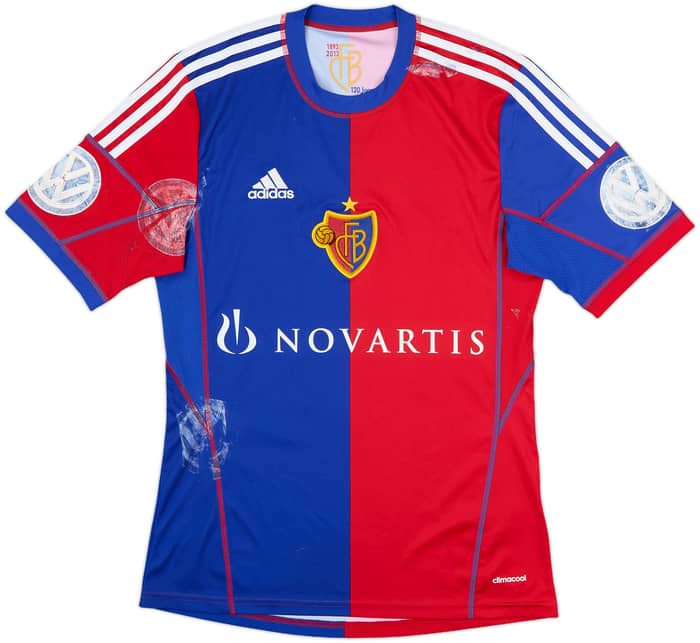 2013-14 FC Basel Home Shirt - 4/10 - (S)