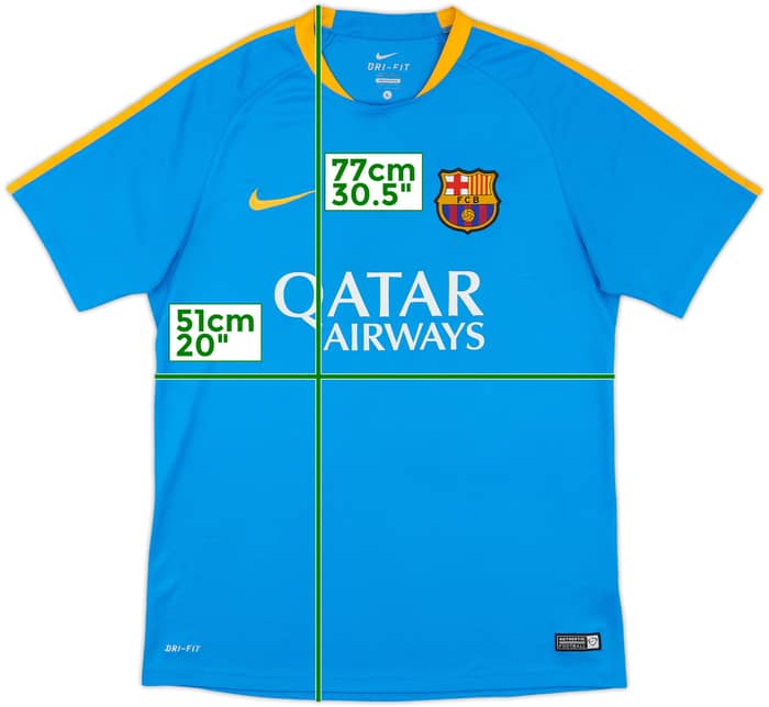 2015-16 Barcelona Nike Training Shirt - 9/10 - (L)