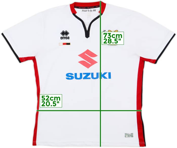 2015-16 MK Dons Home Shirt - 6/10 - (XL)