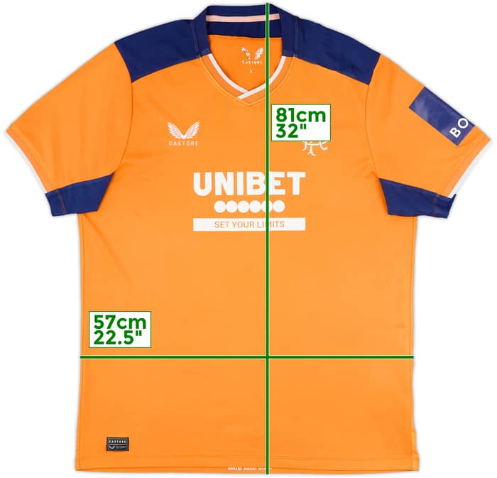 2022-23 Rangers Third Shirt - 7/10 - (XL)