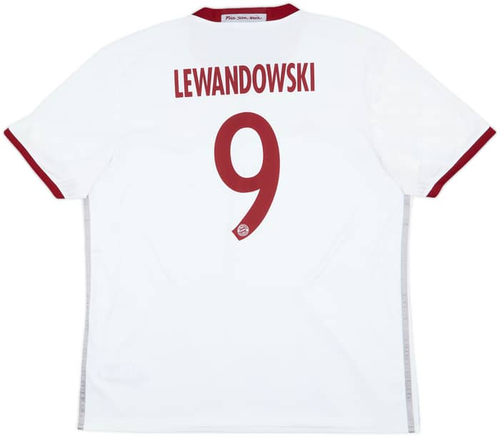 2016-17 Bayern Munich Third Shirt Lewandowski #9 - 8/10 - (L)