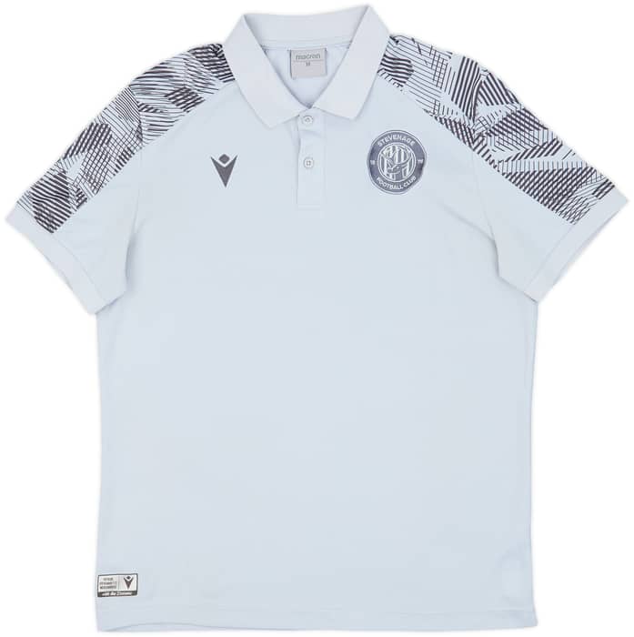 2023-24 Stevenage Macron Polo Shirt - 8/10 - (M)