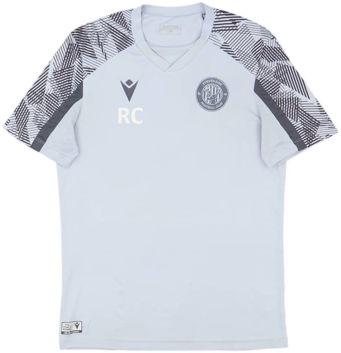 2020-21 Stevenage Staff Issue Macron Training Shirt RC - 9/10 - (M)