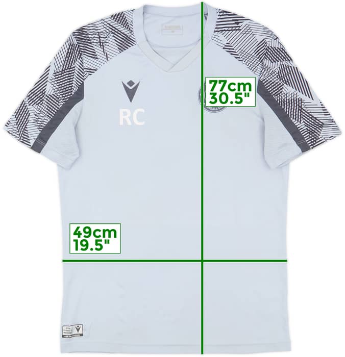2020-21 Stevenage Staff Issue Macron Training Shirt RC - 9/10 - (M)