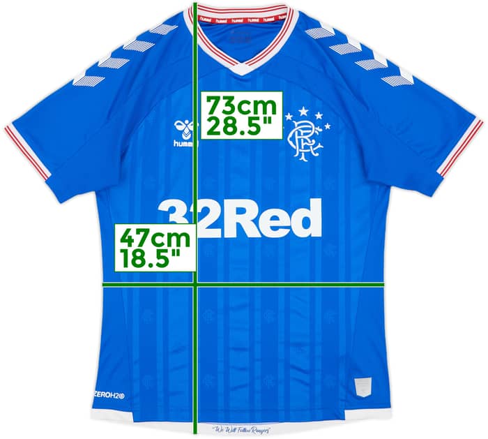2019-20 Rangers Home Shirt - 8/10 - (M)