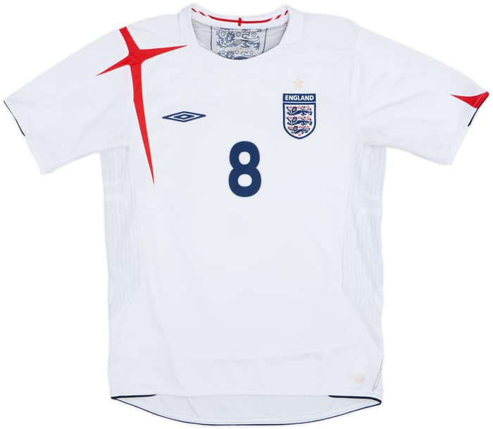 2005-07 England Home Shirt Lampard #8 - 6/10 - (M)