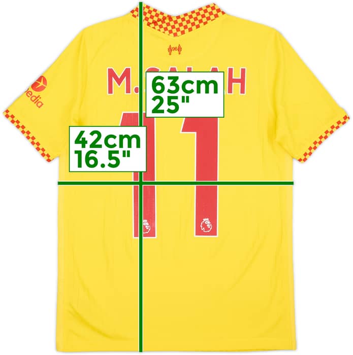 2021-22 Liverpool Third Shirt M.Salah #11 - 8/10 - (L.Boys)