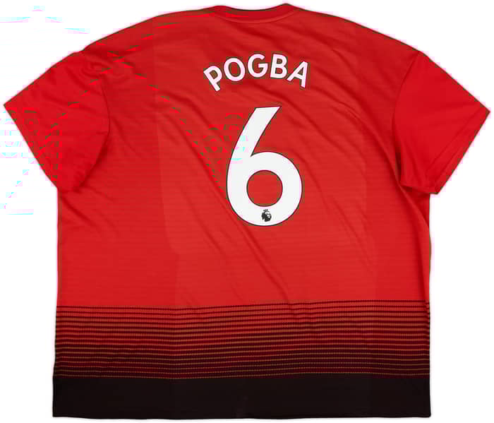 2018-19 Manchester United Home Shirt Pogba #6 - 7/10 - (3XL)