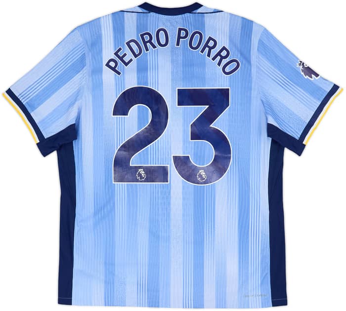 2024-25 Tottenham Authentic Away Shirt Pedro Porro #23 - 9/10 - (XL)